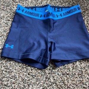 Womens small navy/blue under armour spandex